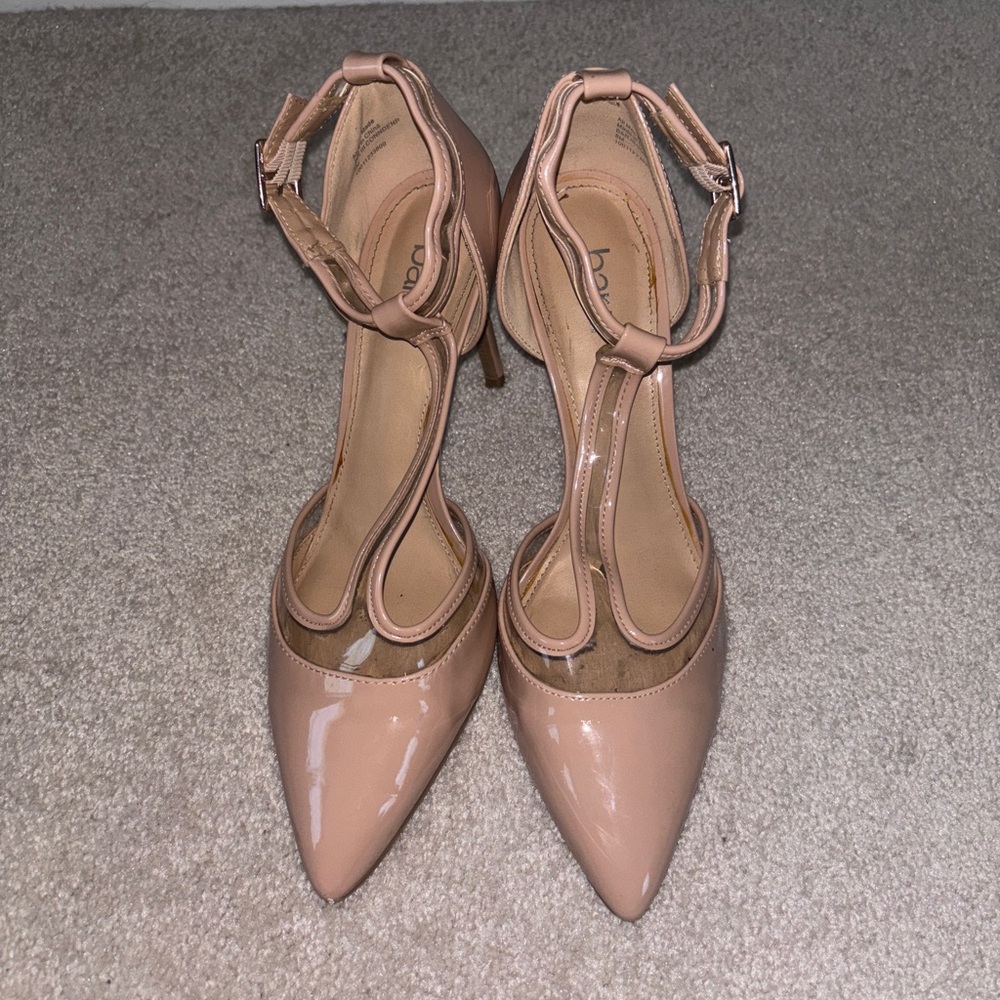 Bar III Connden T-strap Pumps in Nude